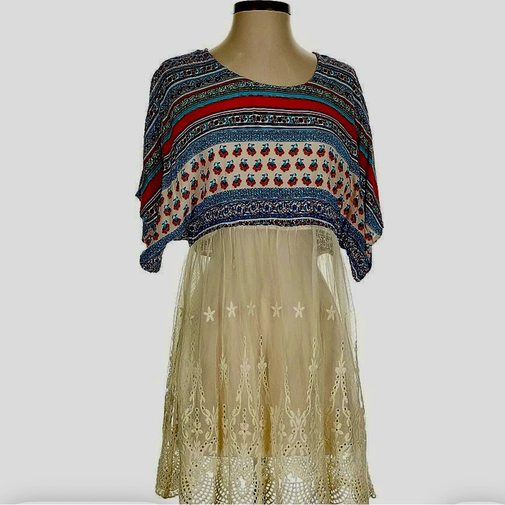 Grace & Lace Multicolor Patterned Top